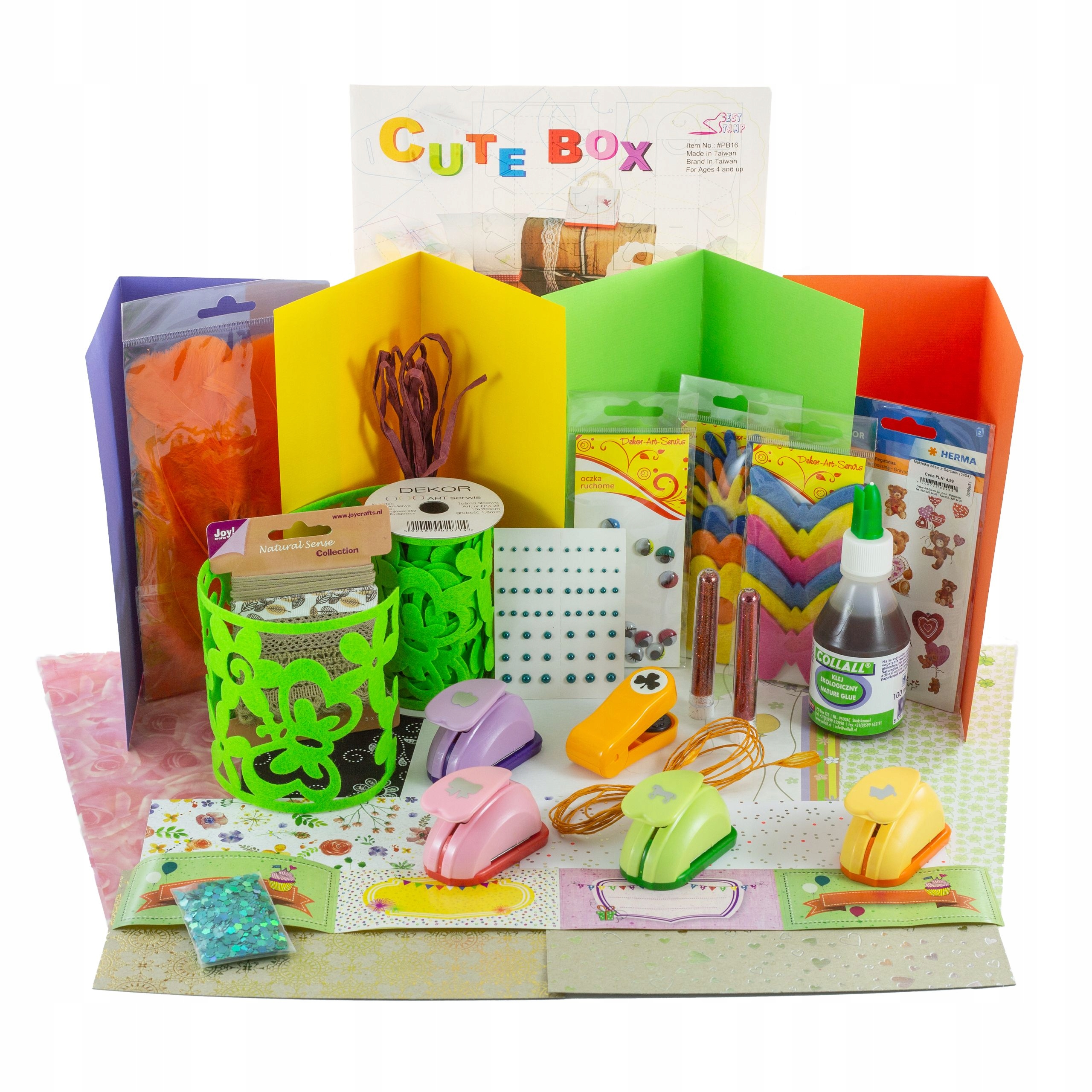 

Zestaw kreatywny/plastyczny dla dzieci kolorowy