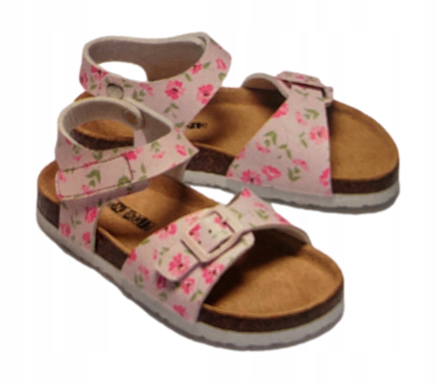 

Sandały Dziecięce Skóra korkowe Róż *32 wk 20cm