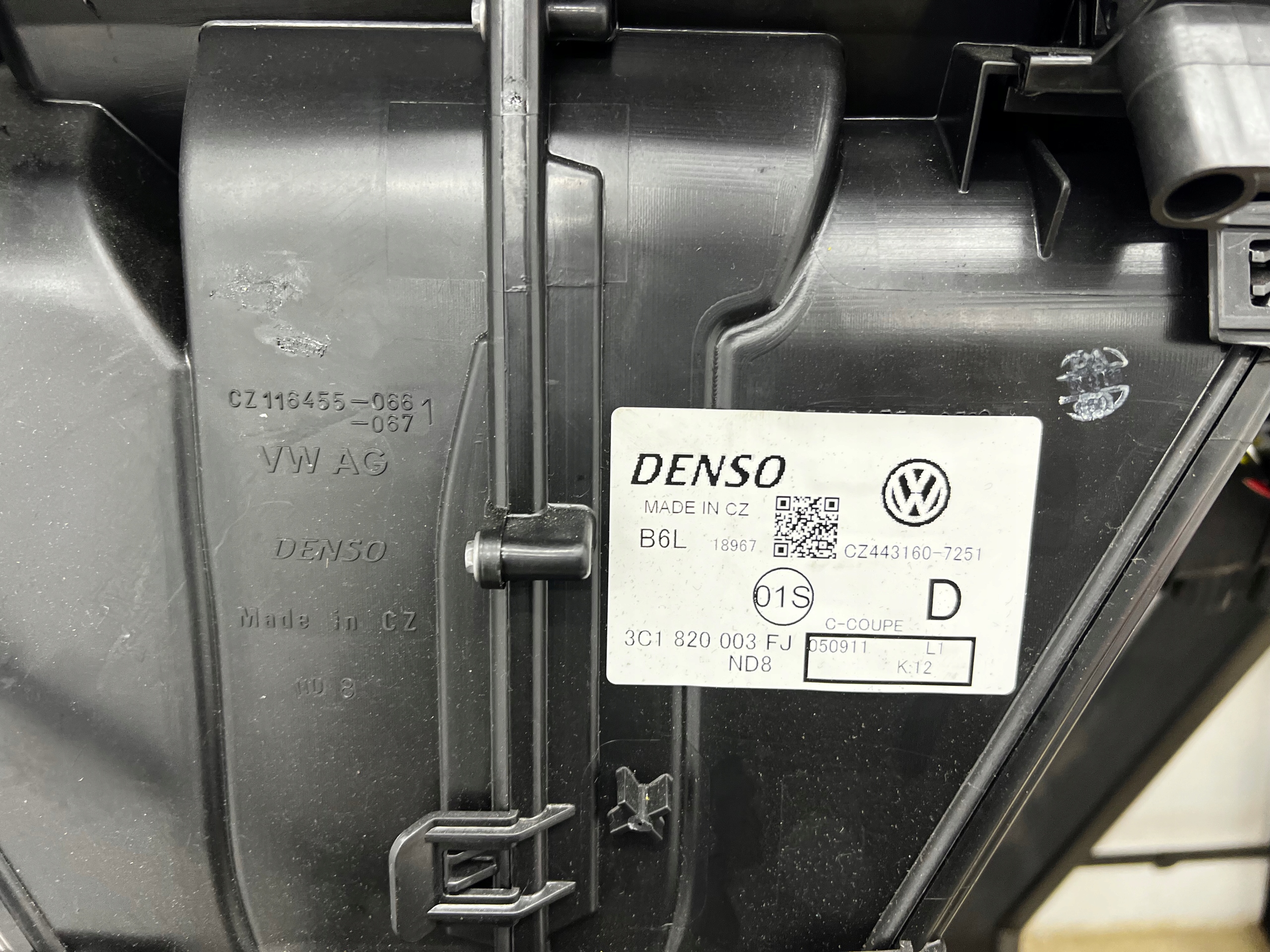 VW PASSAT B7 heater 3C1820003FJ EUROPA complete