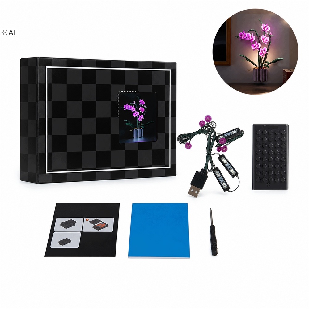 Led osvětlení pro Lego 10311 Orchidej, bez kostek