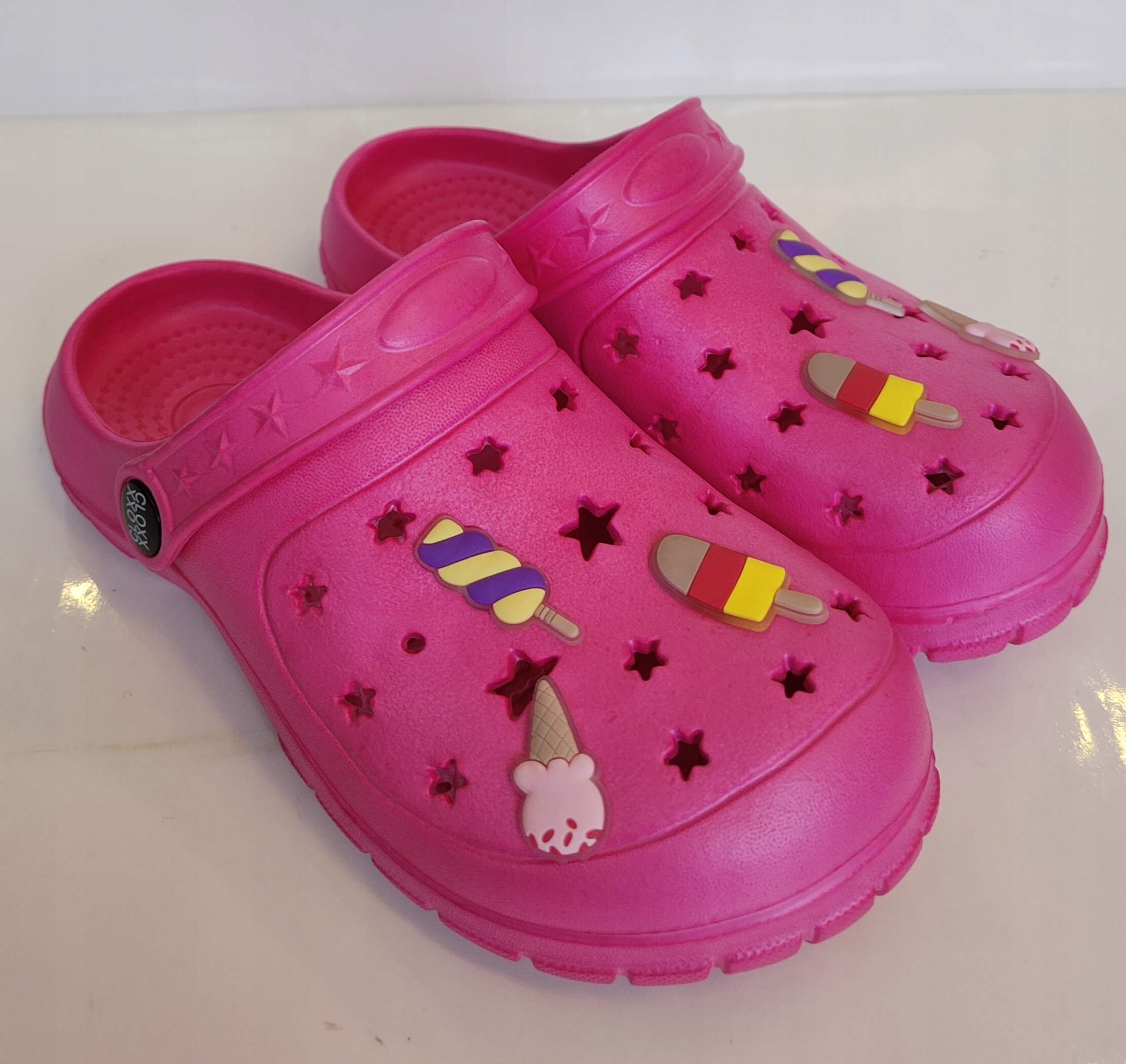 

Crocsy klapki pianki dziecięce r 34 różowe