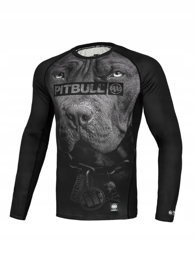 Pit Bull Pitbull Koszulka Rashguard Longsleeve Born In 1989 XL