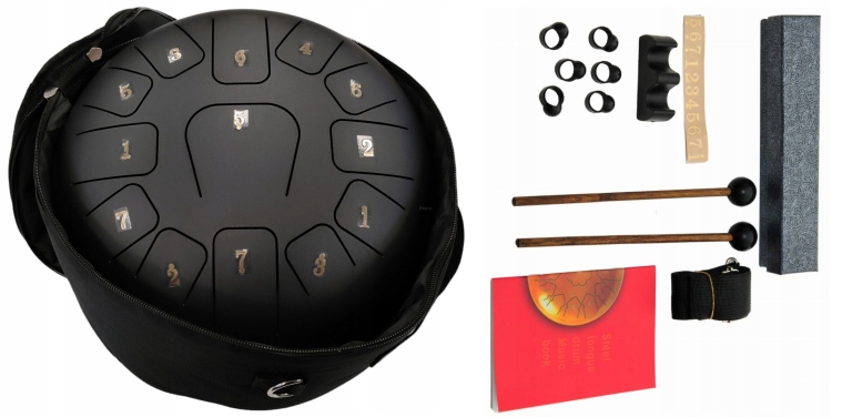 Ambra BG493C Tongue Drum 12 13 Tonowy Tank Handpan