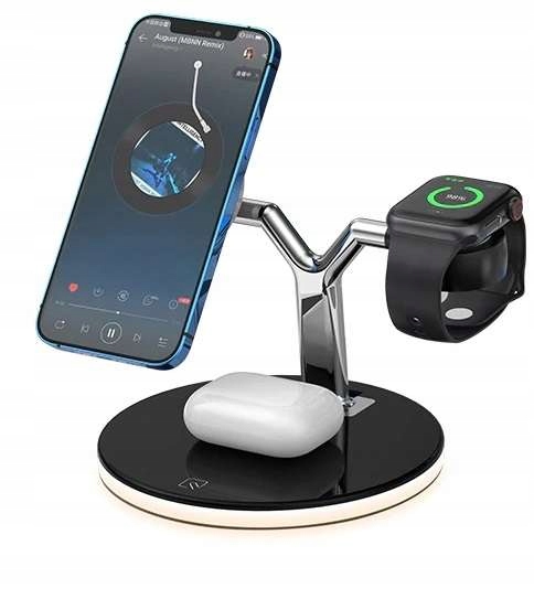 Stacja Ładująca 3W1 Generic Bezprzewodowa Ładowarka Magnetyczna Magsafe