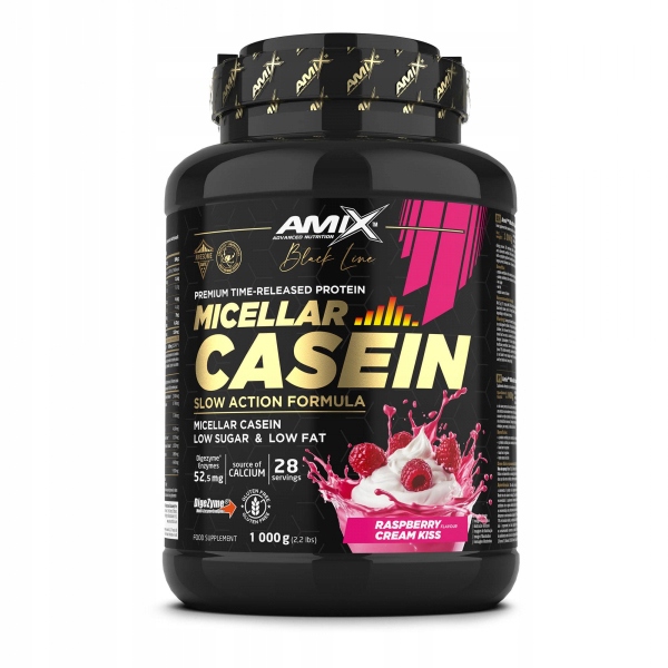 Black Line Micellar Casein 1000g raspberry cream kiss