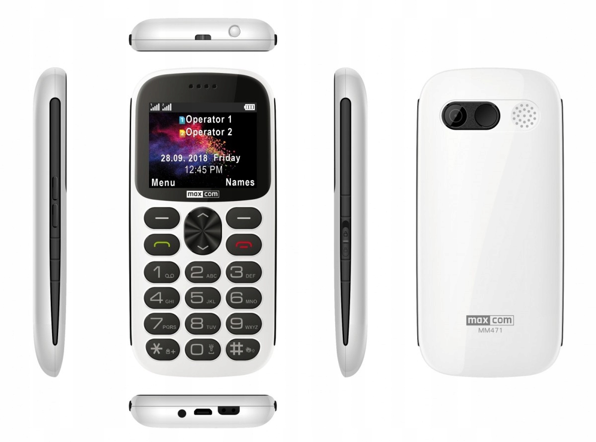 

Telefon Maxcom MM 471BB biały