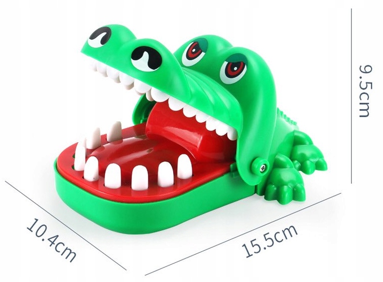 Gra Chory Ząbek Krokodyl u Dentysty Zręcznościowa Wiek dziecka 3 lata +