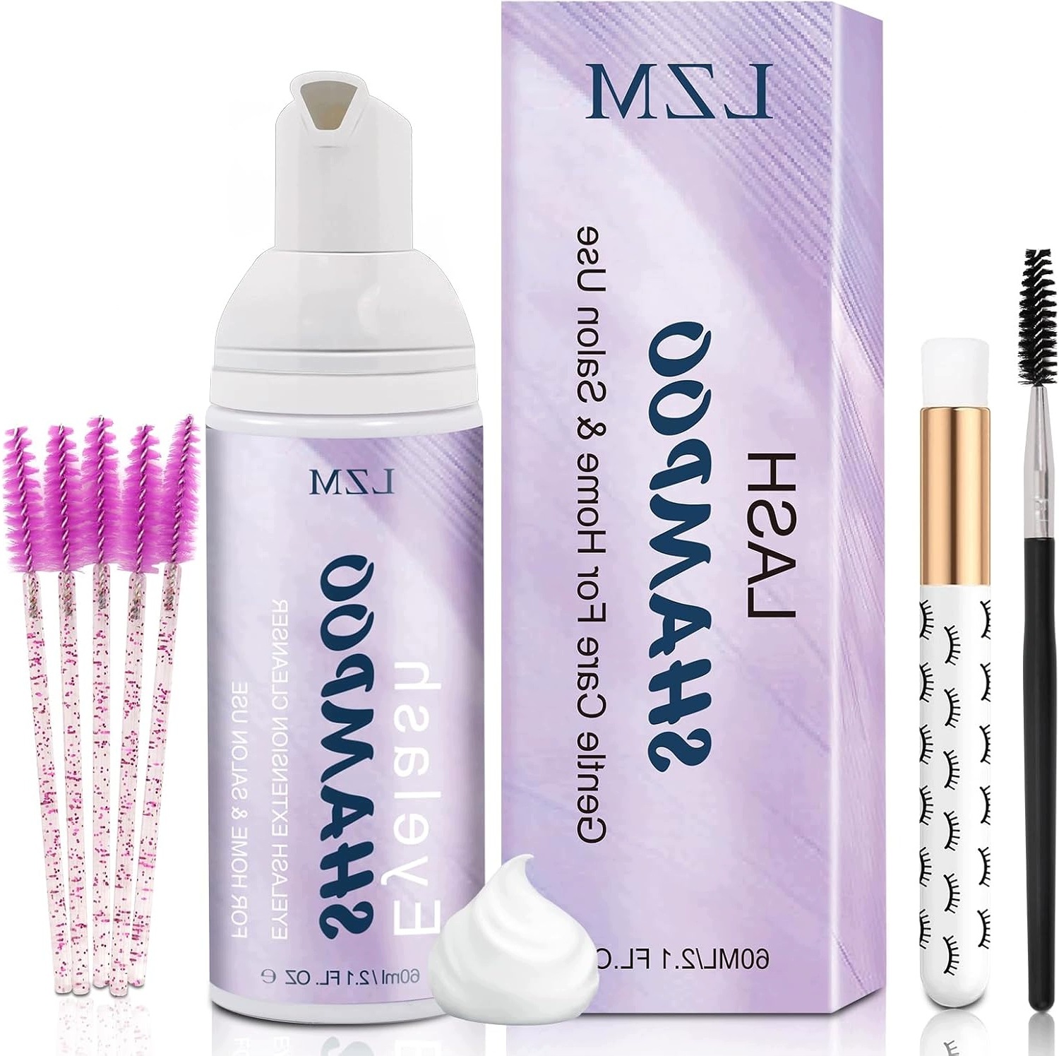 Šampon 60 ML S Kartáčkem A Čisticím Štětečkem
