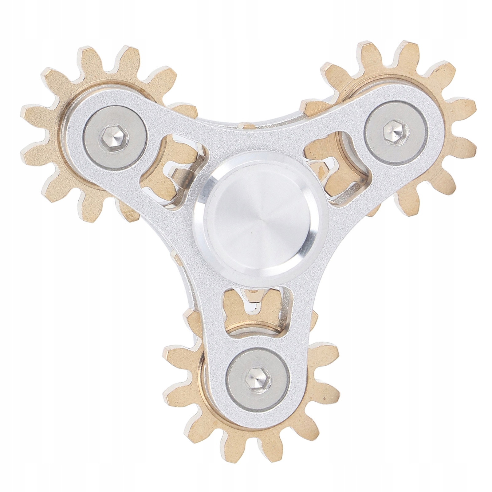 4 Gears Fidget Bearing Toy Стрес Reducer Anxiety Game Brass Ig