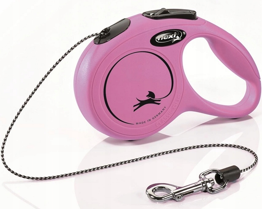 

Flexi New Classic Smycz linka Xs 3m różowa do 8kg