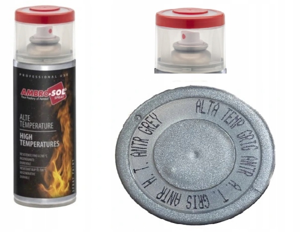 FARBA WYSOKOTEMPERATUROWA SZARY ANTRACYT 400 ml