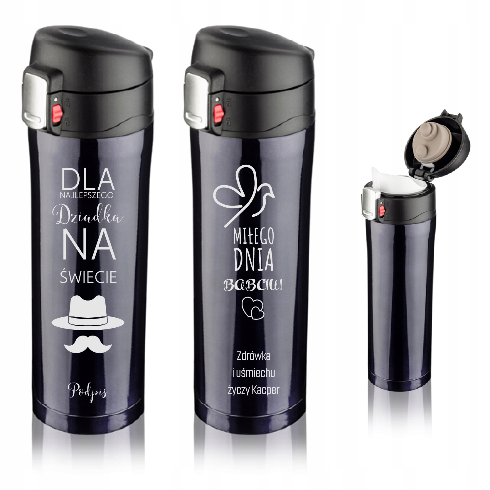 

Kubek termiczny Termos Grawer Dzień Babci Dziadka