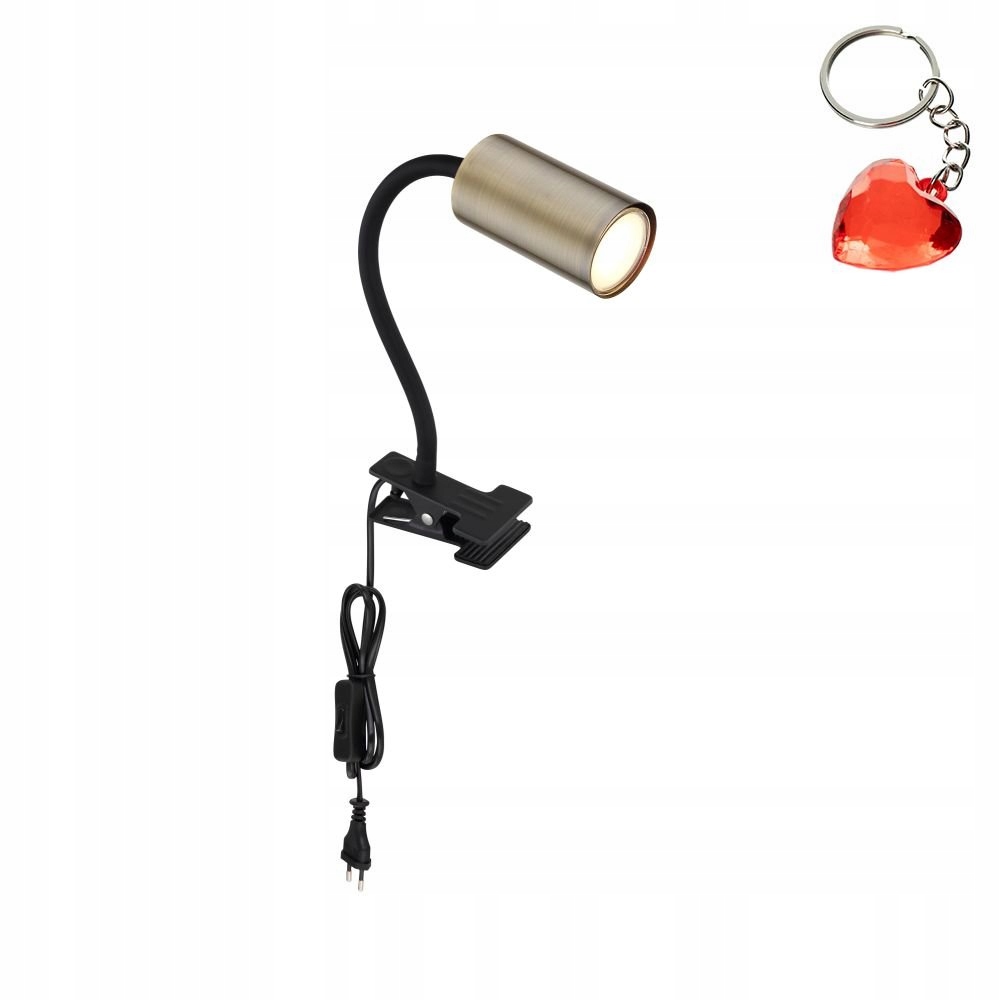 Lampka biurkowa klips ROBBY 57911KM Globo + GRATIS