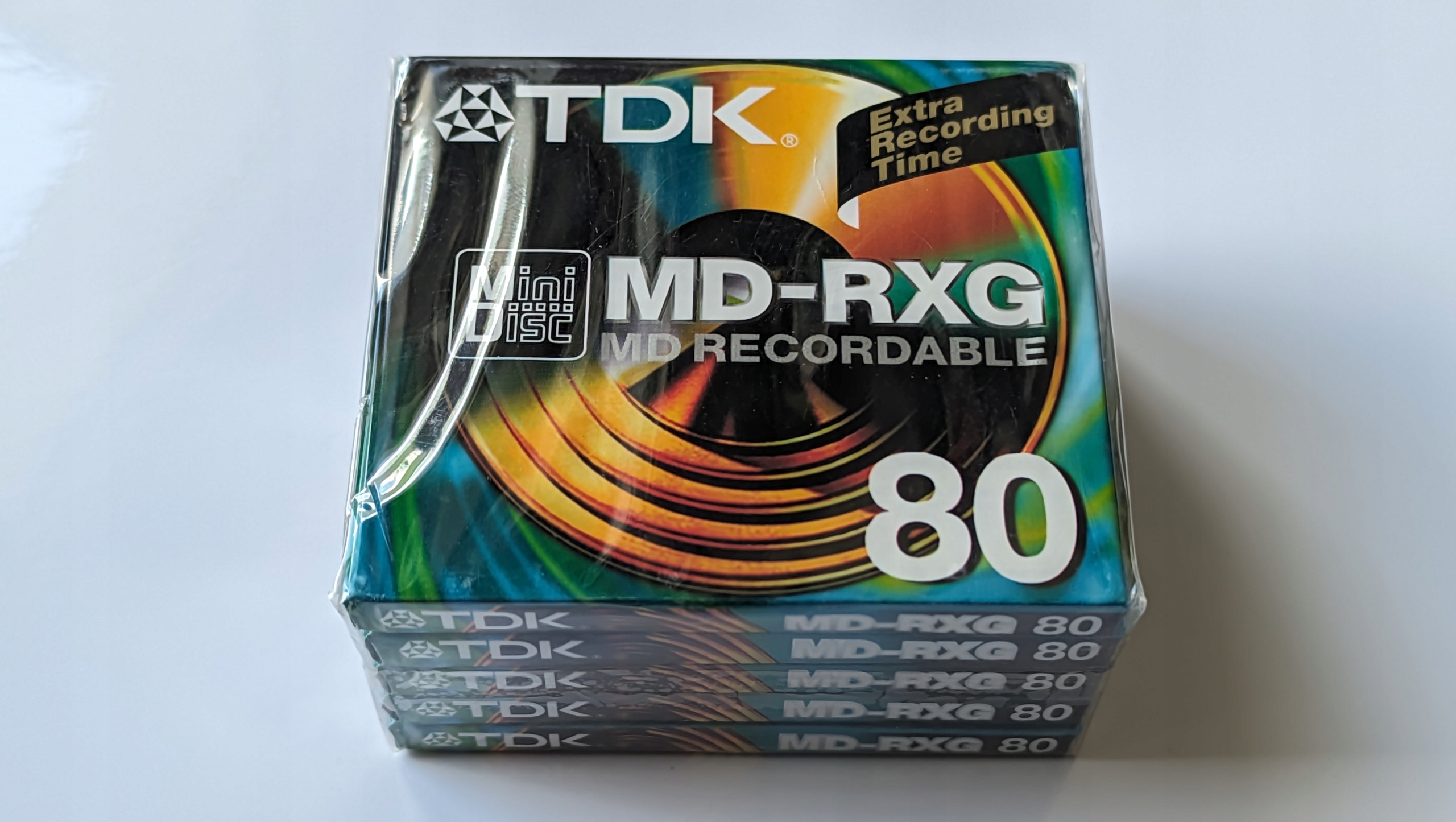 MiniDisc MD Tdk MD- Rxg 80 5pack