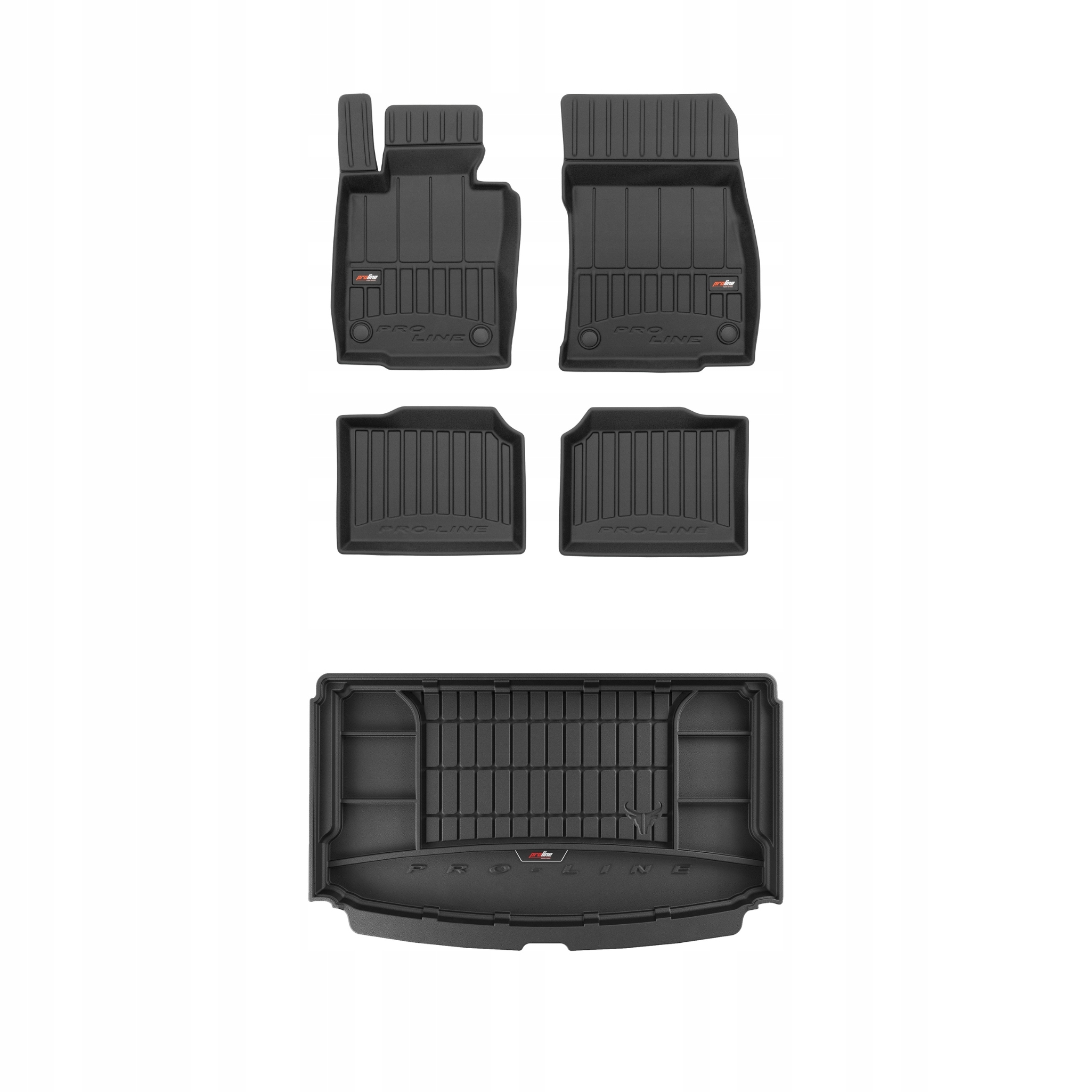 Frogum 3D Sada gumových kobercov a rohoží s logom pre Mini Countryman I