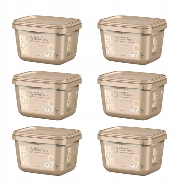 Schwarzkopf BlondMe Premium Lift 9+ Rozjasňovač v prášku 450 g 6 ks