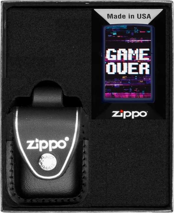 Sada Zippo Zapalovač Game Over Design Dárkový No3