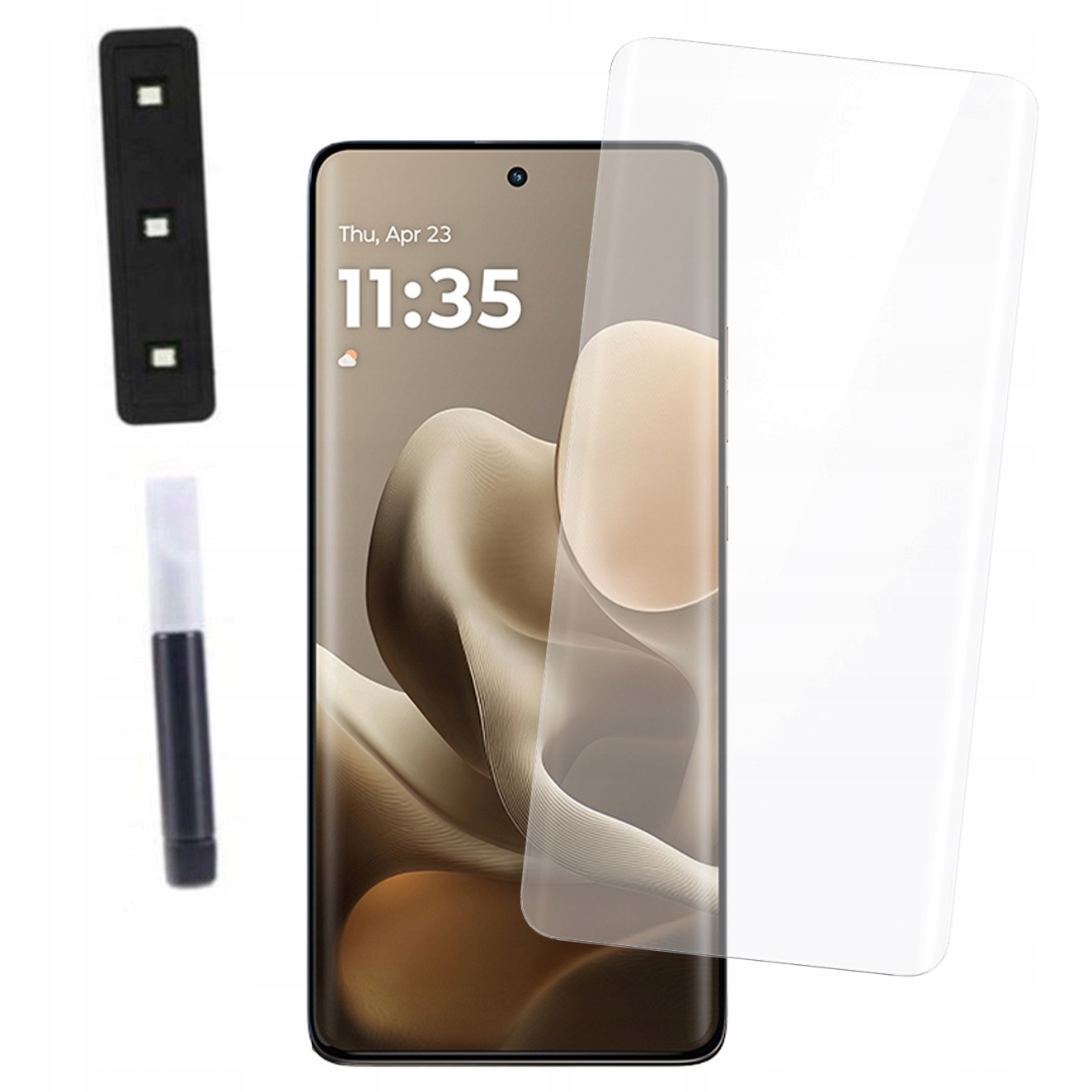 9H Szkło hartowane do Motorola Edge 60 I 60 Fusion 5G Uv i lampa Szybka
