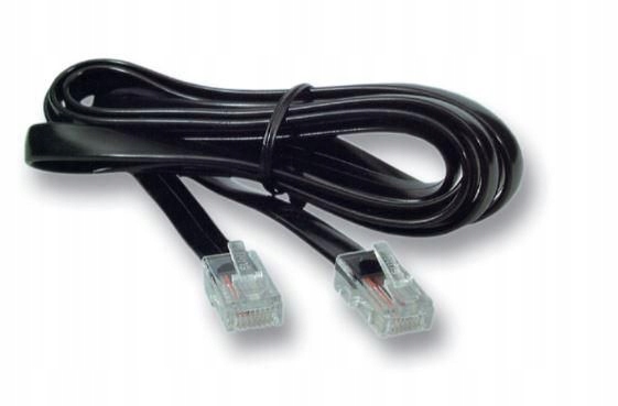 MicroConnect RJ12-RJ45 3M M/M czarny