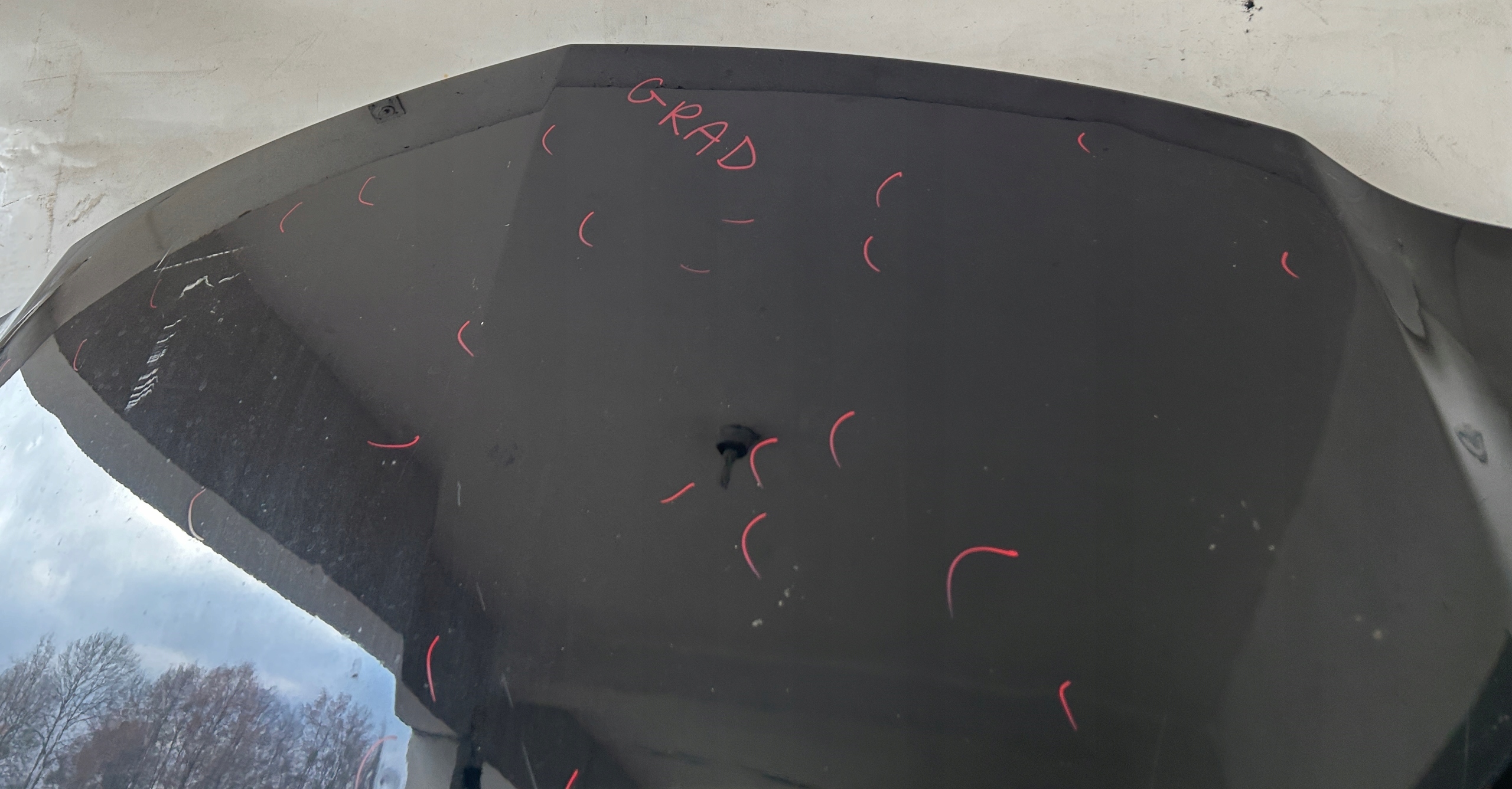 bonnet OPEL INSIGNIA A hail