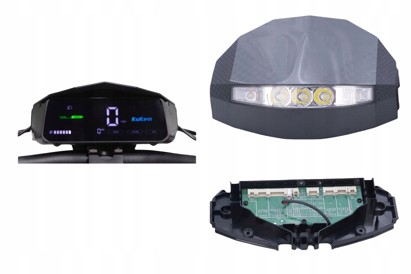 Přední displej pro elektrické koloběžky KuKirin G2