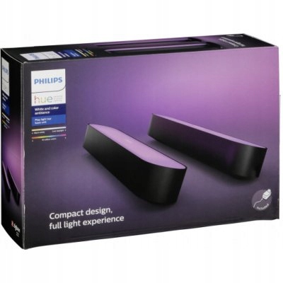 Philips Hue Play sada Led stolných svietidiel čierna