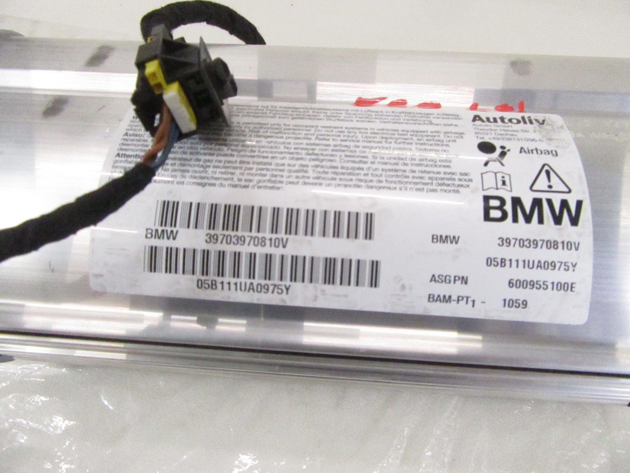 cover airbag right right front BMW e60 e61 sedan KOMBI