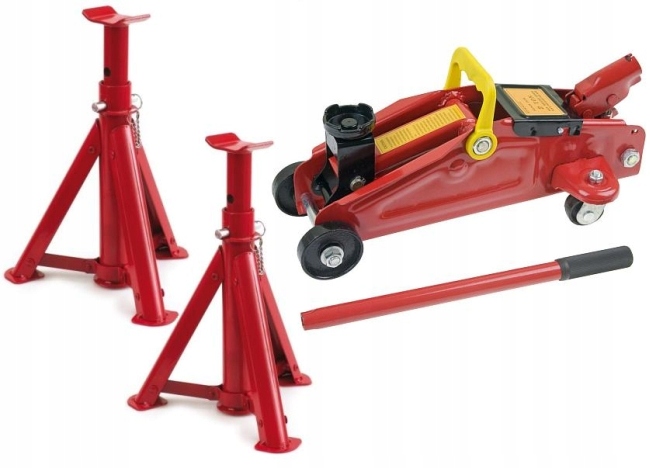 ŻABA PODNOŚNIK LEWAREK 2T + PODPORY KOBYŁKI 2T GW.