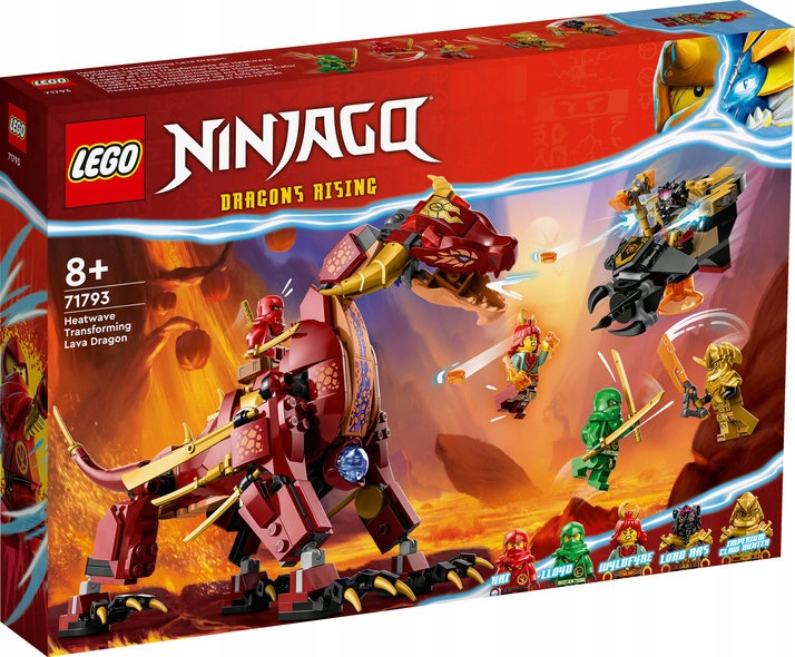 Lego 71793 Ninjago Lávový Drak Vlna Ohně
