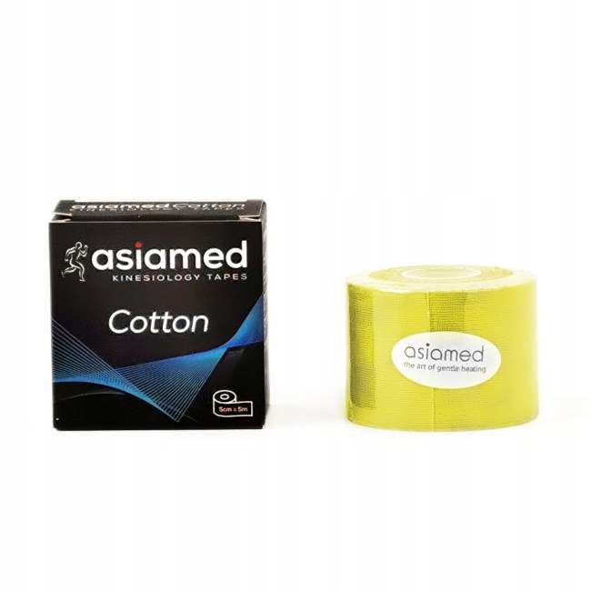 

Żółta Taśma Asiamed Cotton (5 cm x 5 mb.)