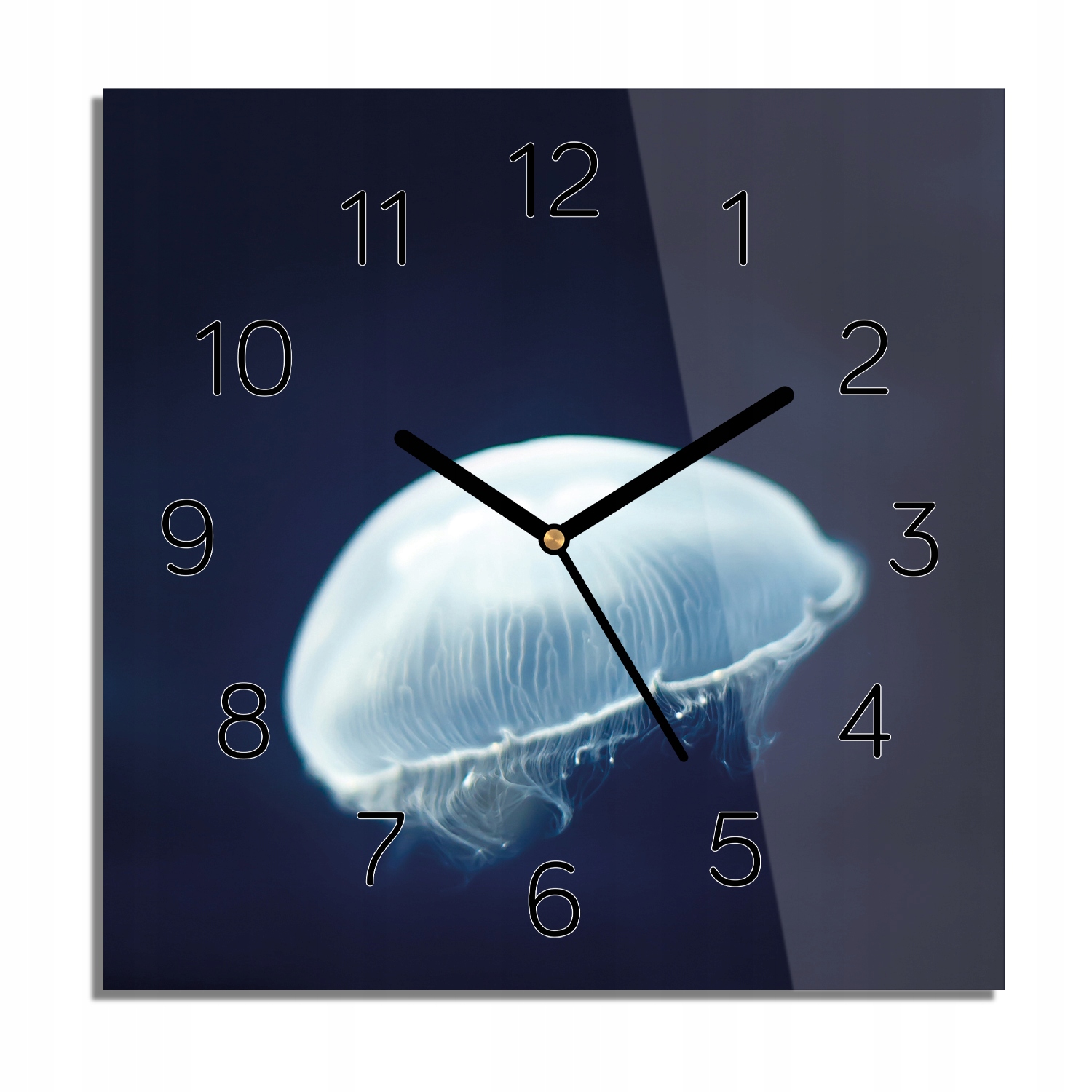 

Meduza woda ocean foto-zegar do biura 30x30 z foto