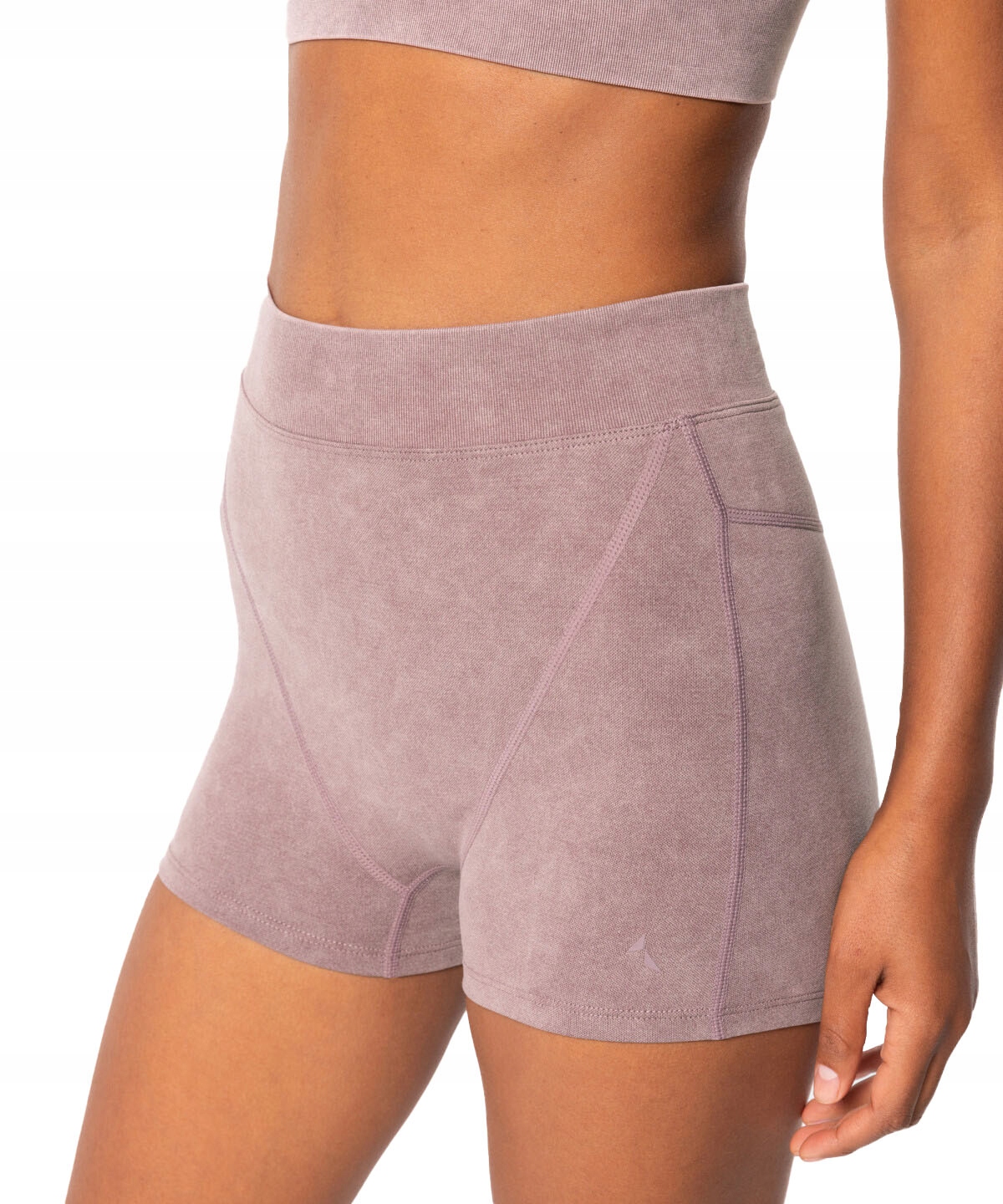 Szorty damskie sportowe bezszwowe Marble Story Carpatree M różowy