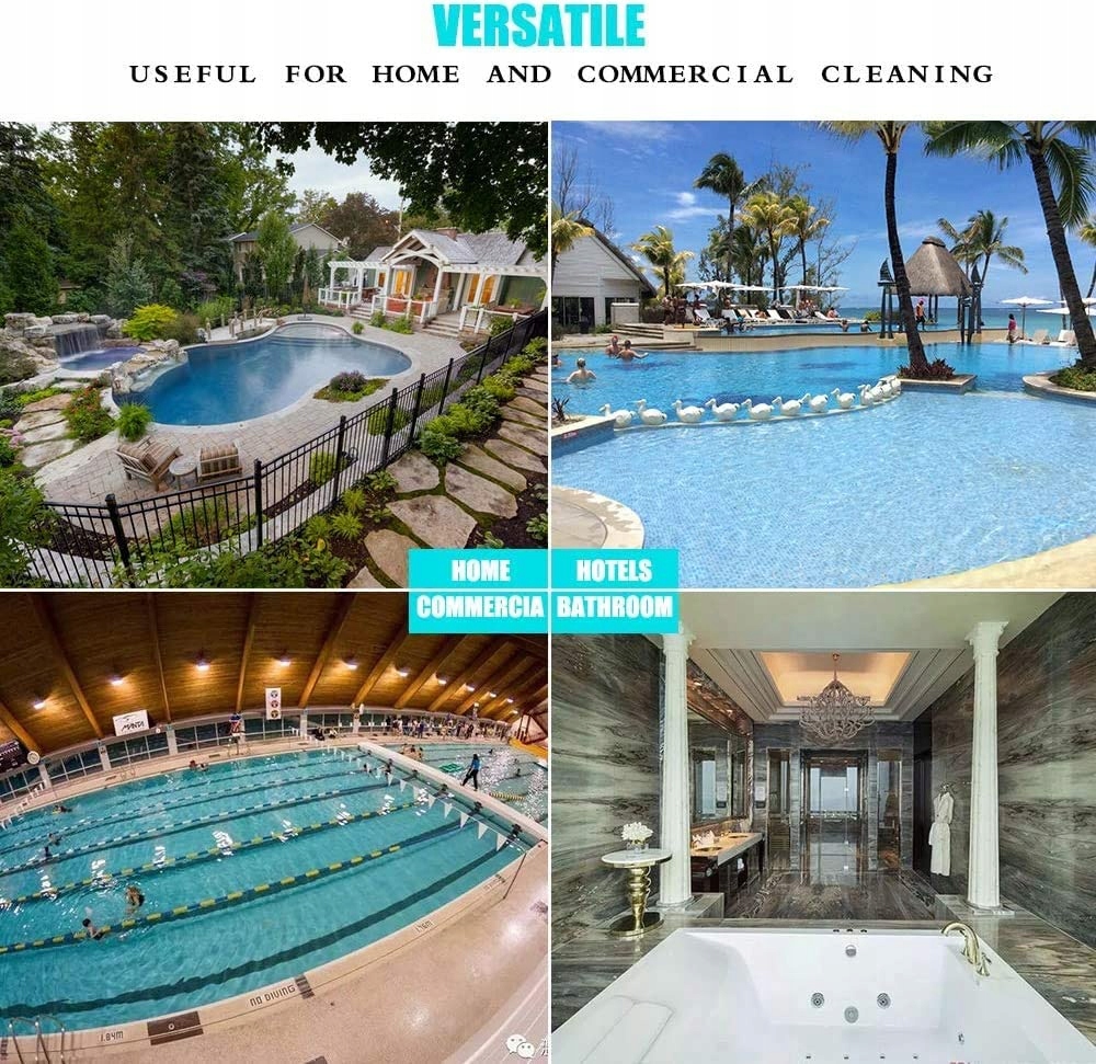 SZCZOTKA DO PŁYTEK BASENOWYCH NYLONOWE WŁOSIE 44CM Model LALAPOOL