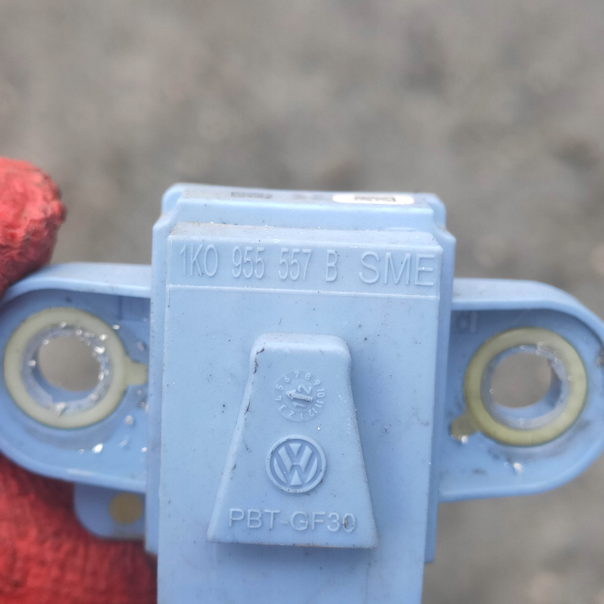 сенсор датчик удара vw SKODA seat Audi 1K0955557B