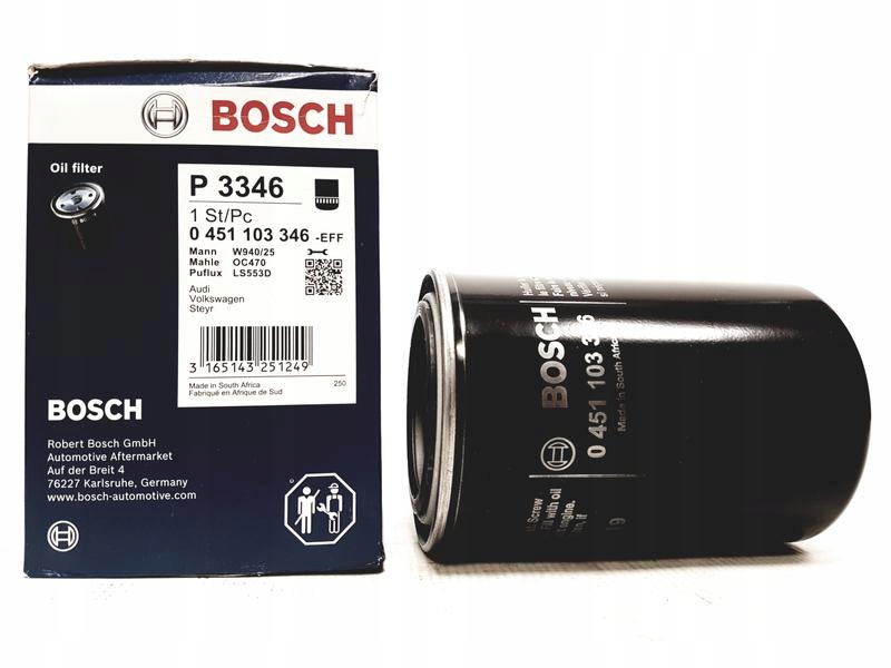 

Filtr Oleju Bosch Audi A4 A6 Vw Passat 1.9 Tdi