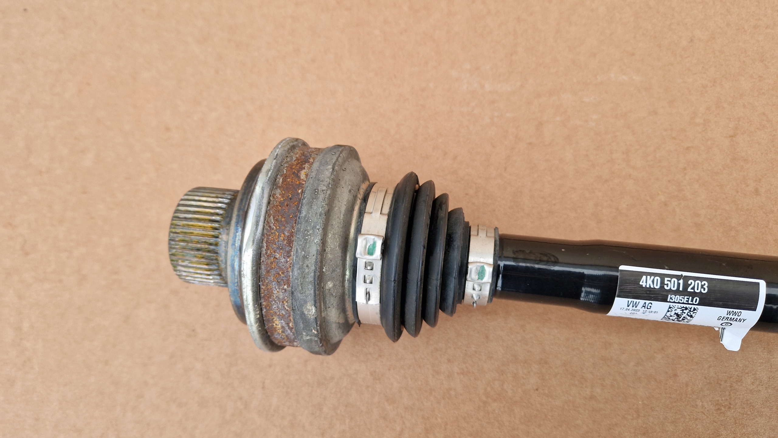 semi-axis PRZEGUBY AUDI A6 C8 A7 A8 4K0501203 rear part left as new original