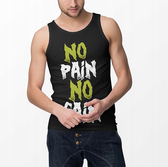 TANK TOP SIŁOWNIA NO PAIN NO GAIN 6