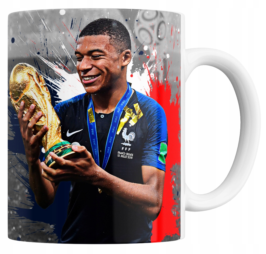 KUBEK Z NADRUKIEM KYLIAN MBAPPE Z IMIENIEM PREZENT