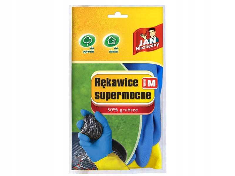 

Rękawiczki lateksowe Jan Niezbędny 8571005709 M