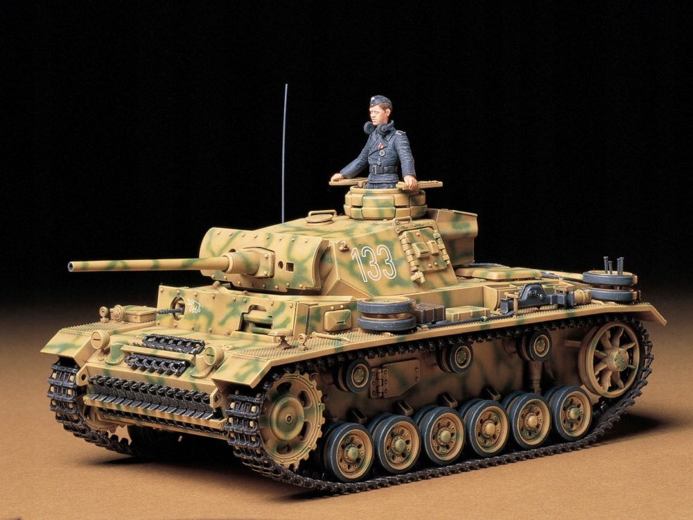 Tank PzKpfw III Ausf.L. Sd.Kfz.141/1 35215 Tamiya