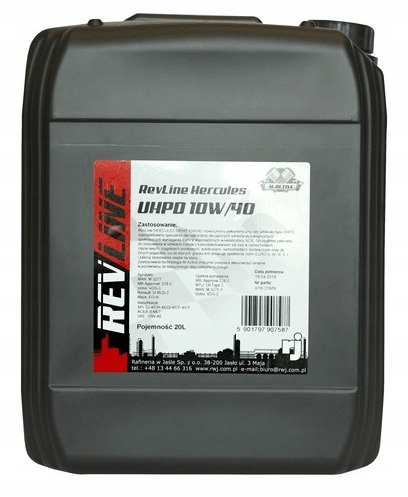 REVLINE HERCULES UHPD 10W40 20L MB 228.5 228.3