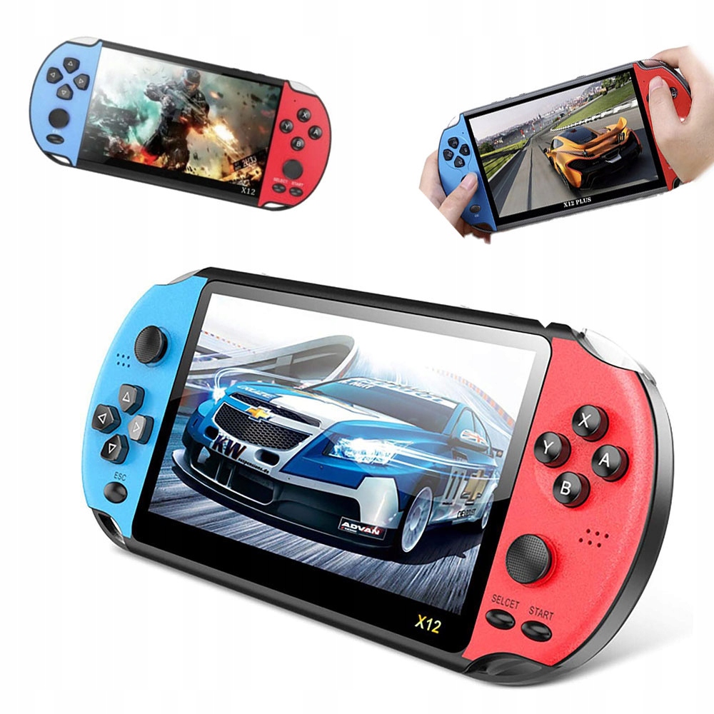 Konsola Przenośna 7 Calowy Ekran 2700 Gier 16GB Pamięci