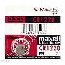 

Bateria litowa Maxell 3V Cr 1220 --- 1 sztuka