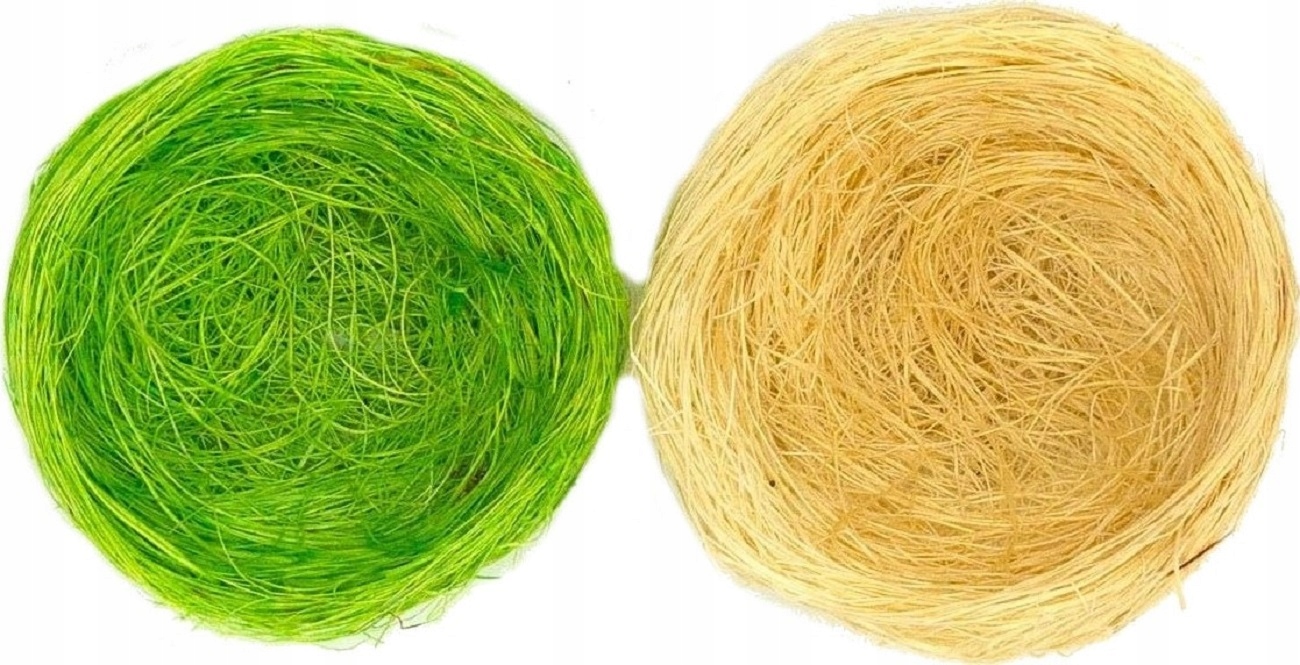 

Gniazdka z sizalu 5cm cena za 2 sztuki