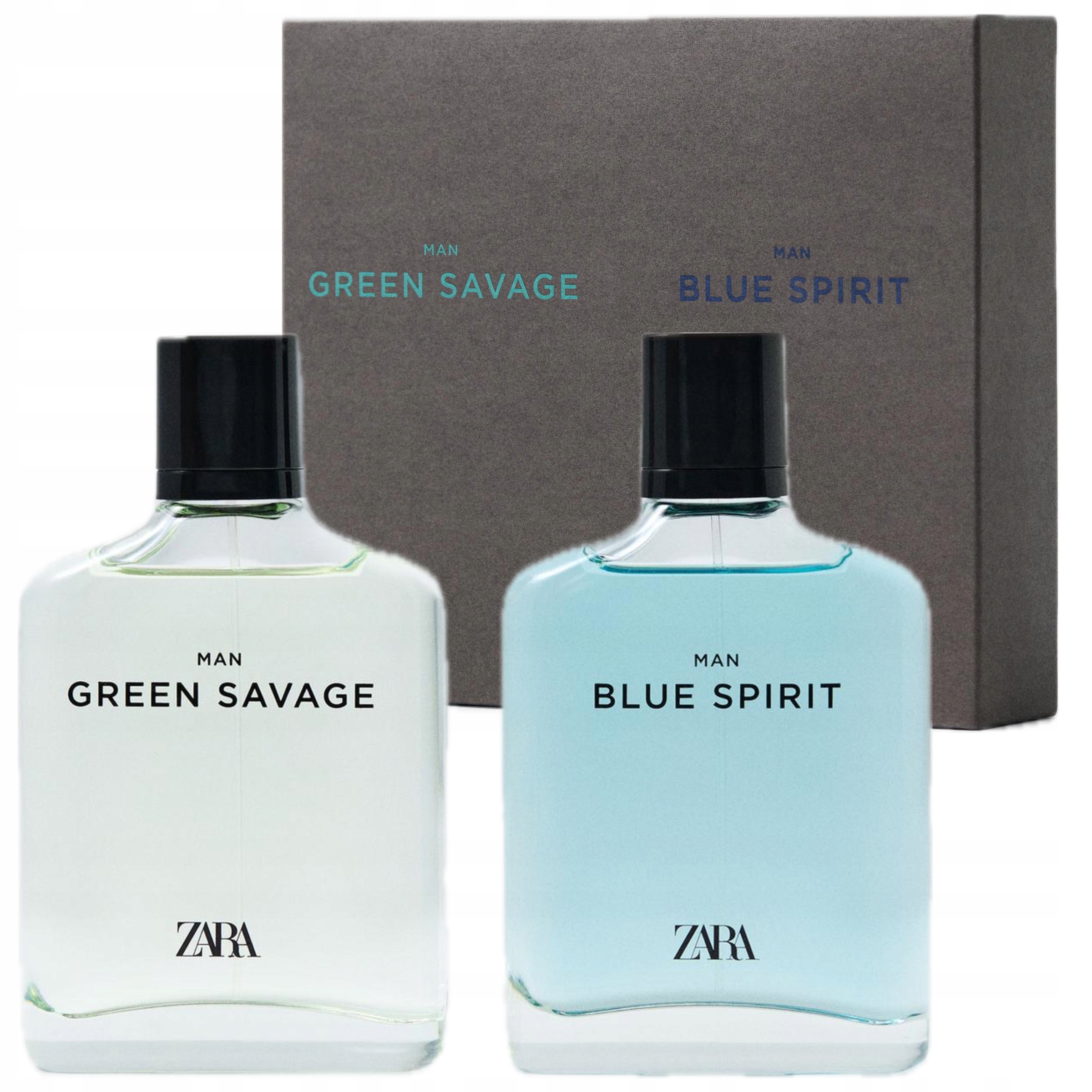 Zara Man Green Savage Zara Man Blue Spirit 2 X 100 Wody Toaletowe