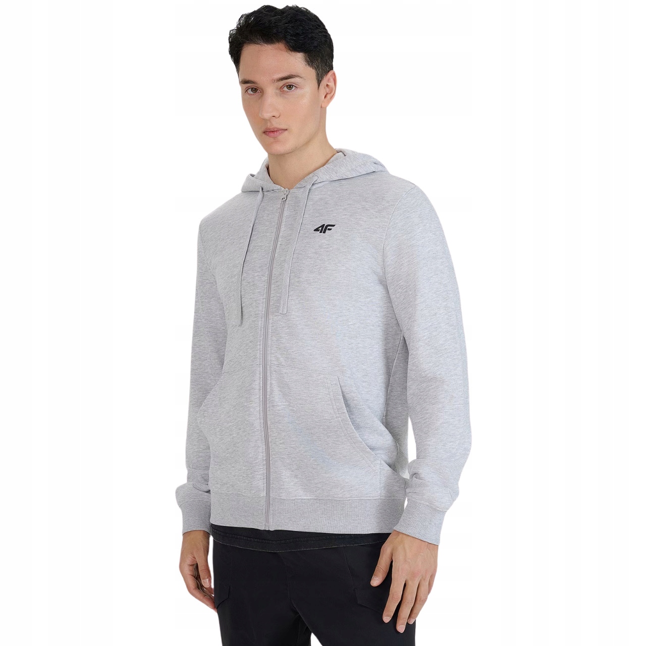 Pánská mikina 4F M1768 šedá 4FWMM00TSWSM1768 27M Vel. XXL