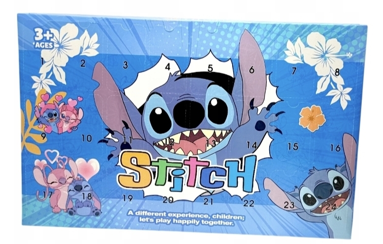 Адвент-календарь Stitch, 24 фигурки-брелока — фото 2