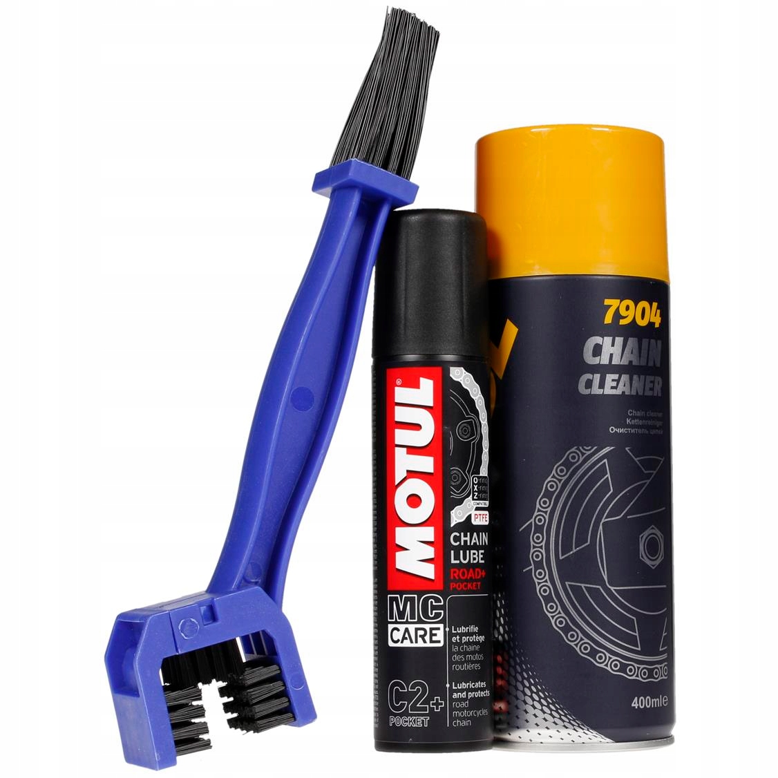 

Smar Do Łańcucha Motul C2+ Mannol Cleaner Szczotka