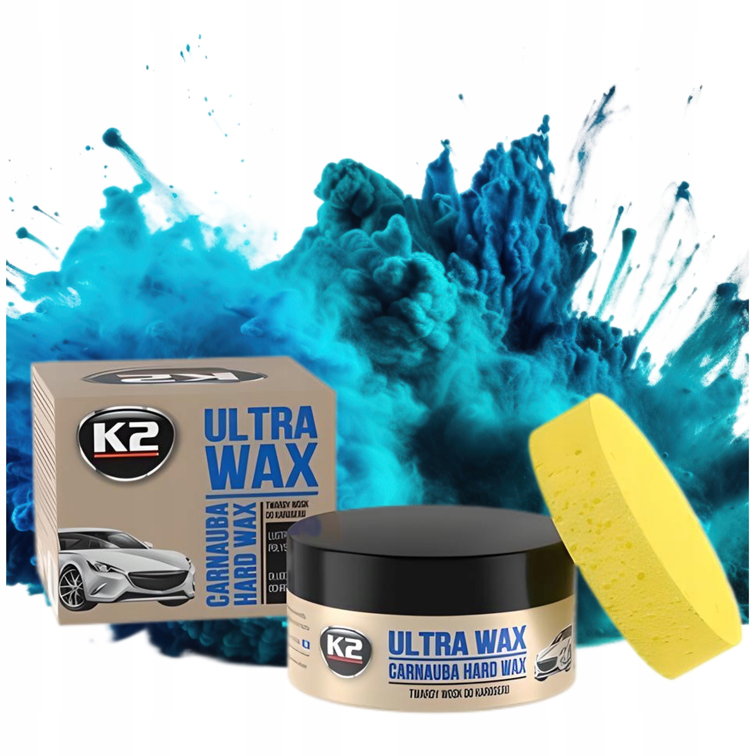Vosk do auta pro každý karnaubský lak K2 Ultra Wax 250 g