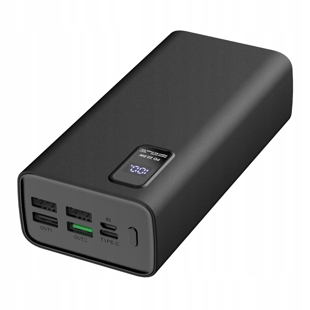 POWER BANK PLATINET 30000mAH PD 22W 4xUSB USB-C Quick Charge 3.0 PD 3.0 LED